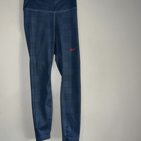 Women's Nike One Luxe Mid-Rise 7/8 Printed Campus Tight FJ1826 Small - Picture 2 of 7